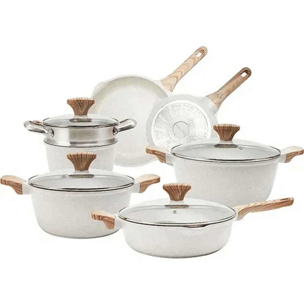 Cozinha dos Sonhos 9 peças Revestimento Cerâmico Premium Indução - Bege - Imagem 14